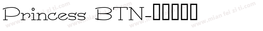 Princess BTN字体转换